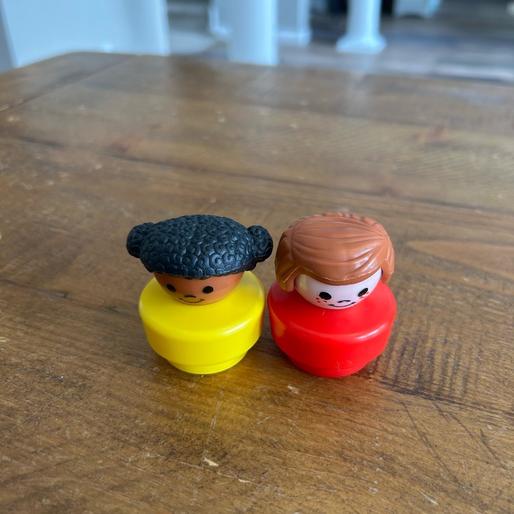 Fisher Price Little People 1990 Chunky lot of 2 as is